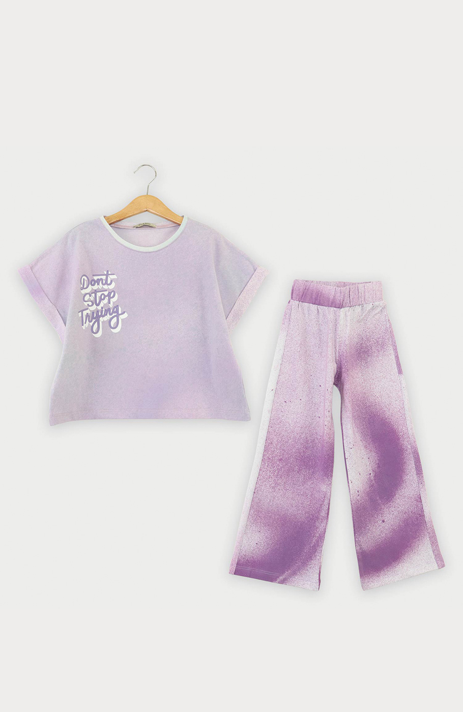 تیشرت یکرو لایکرا ابر و بادی (ست با کد 10436)