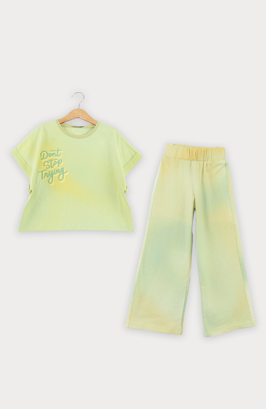 تیشرت یکرو لایکرا ابر و بادی (ست با کد 10436)