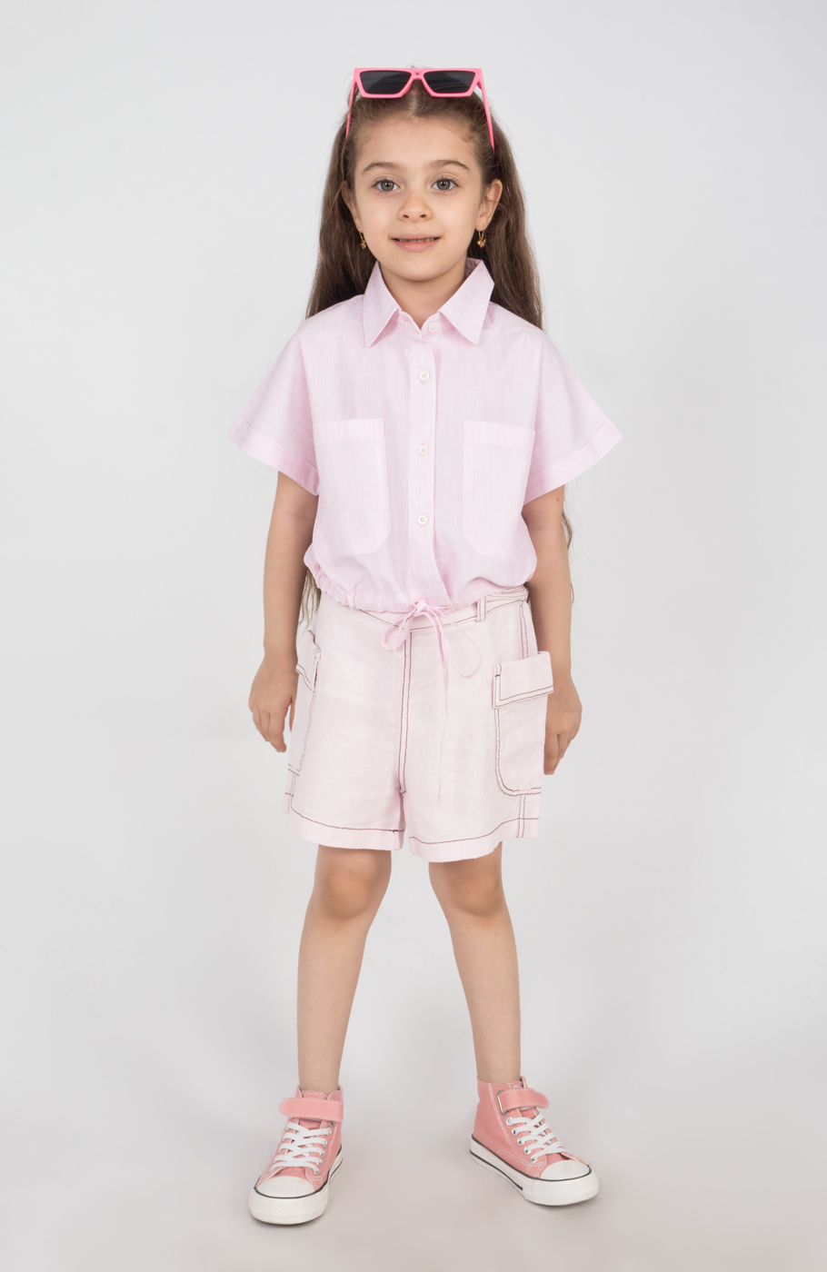 شومیز تاری پودی اسلپ آستین کوتاه