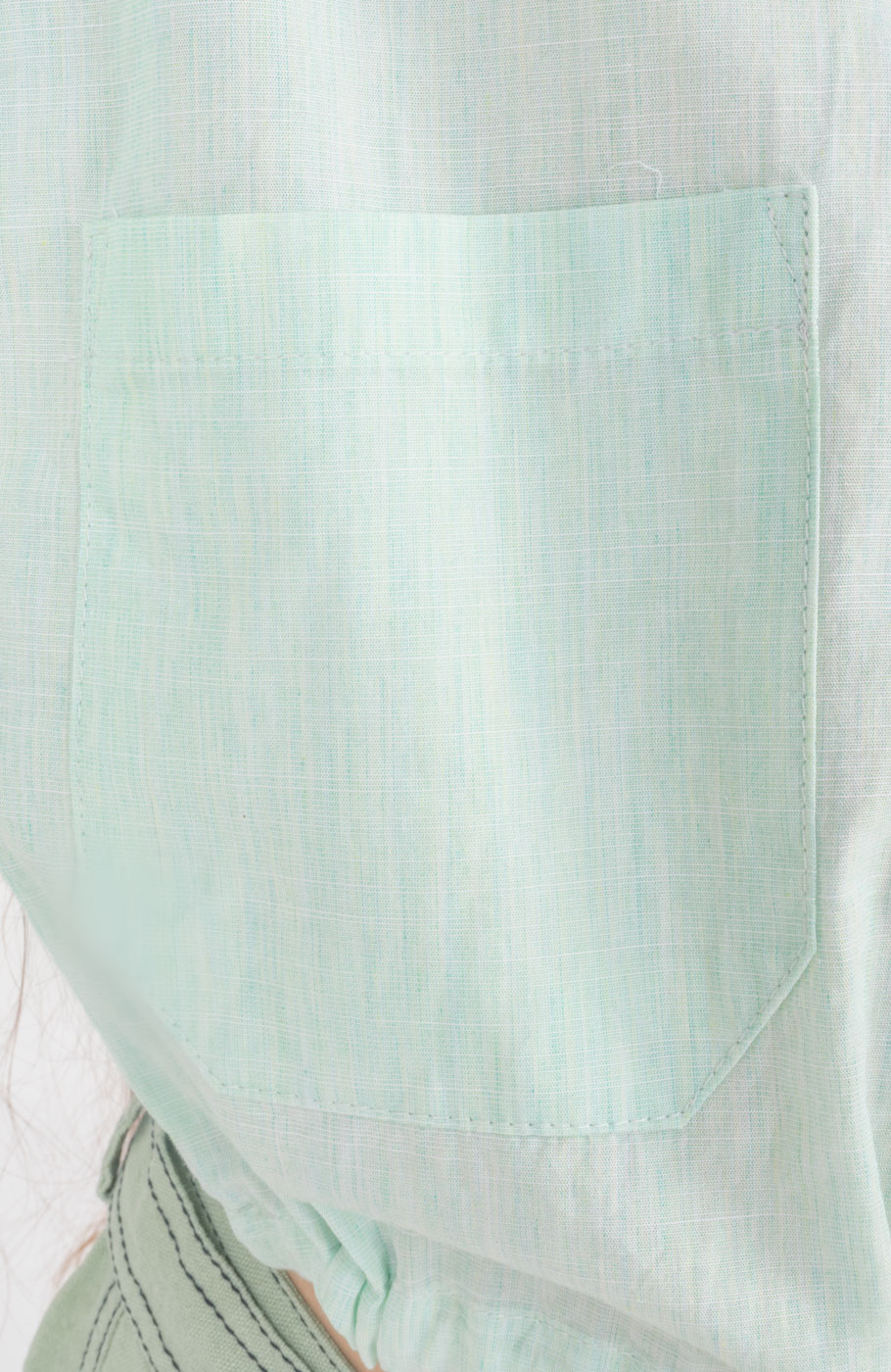 شومیز تاری پودی اسلپ آستین کوتاه