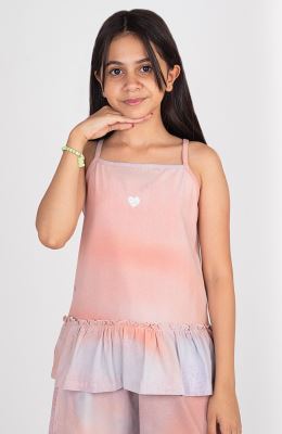 تاپ یکرو لایکرا ابر و بادی (ست با کد 10444)