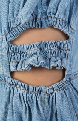 سرهمی شلواری جین آستین حلقه ای