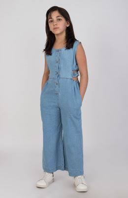 سرهمی شلواری جین آستین حلقه ای