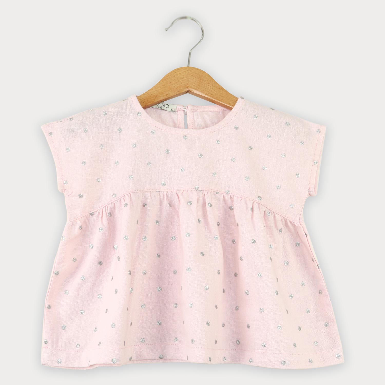 تاپ لینن چین دار 