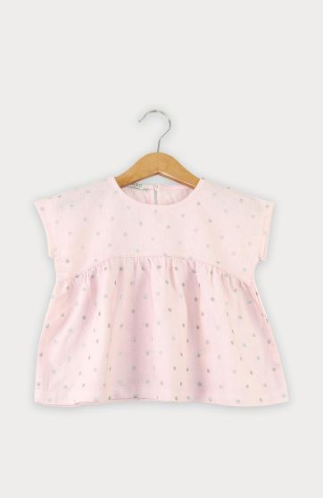 تاپ لینن چین دار