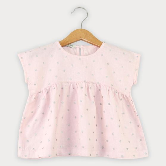 تاپ لینن چین دار