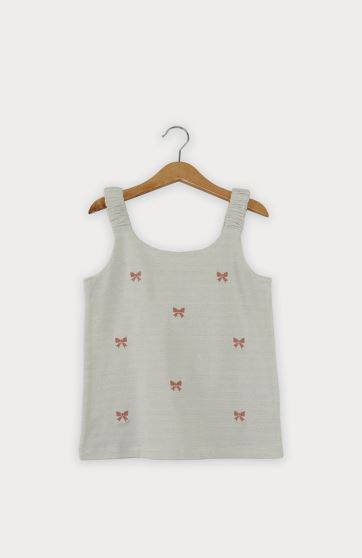 تاپ یکرو لایکرا لمه دار (ست با کد 10450)