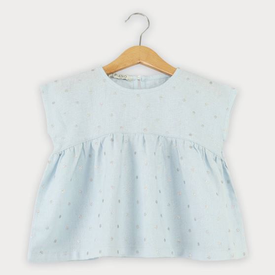 تاپ لینن چین دار 