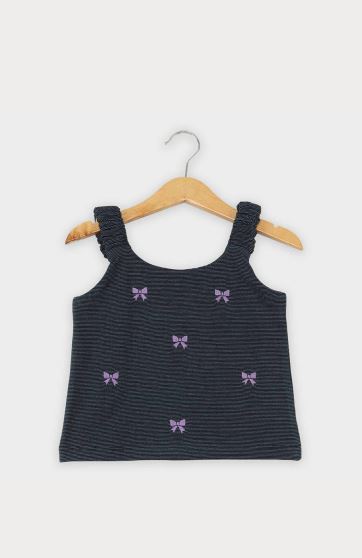 تاپ یکرو لایکرا لمه دار(ست با کد 10448)