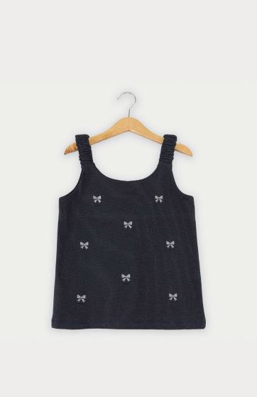 تاپ یکرو لایکرا لمه دار (ست با کد 10450)