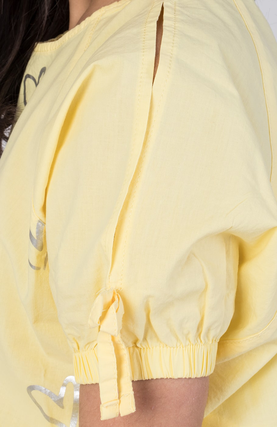 بلوز پوپلین آستین کوتاه