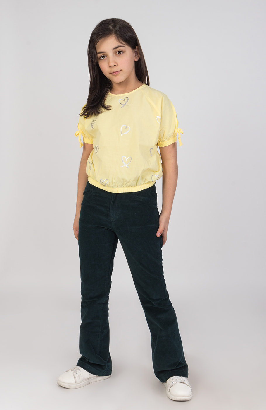 بلوز پوپلین آستین کوتاه