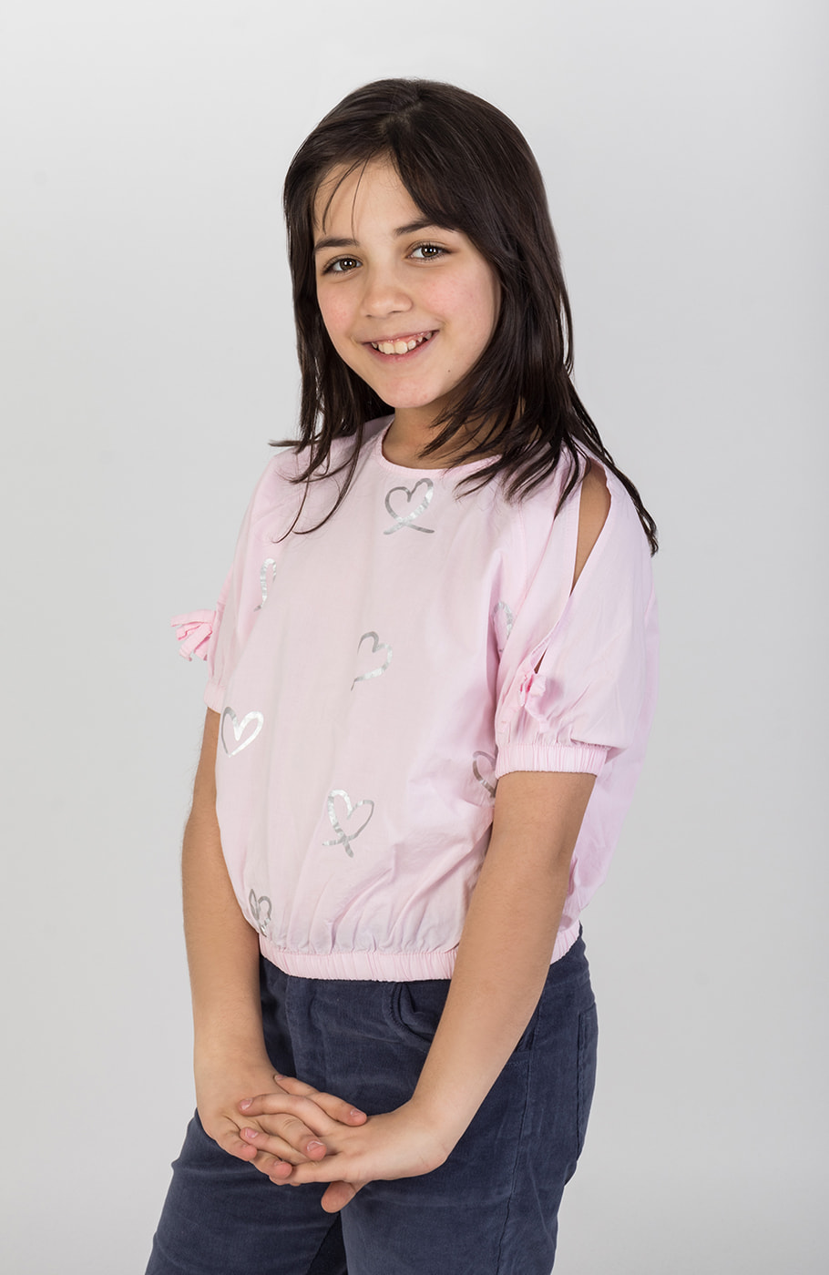 بلوز پوپلین آستین کوتاه