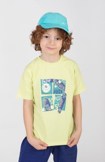 تیشرت یکرو لایکرا آستین افتاده