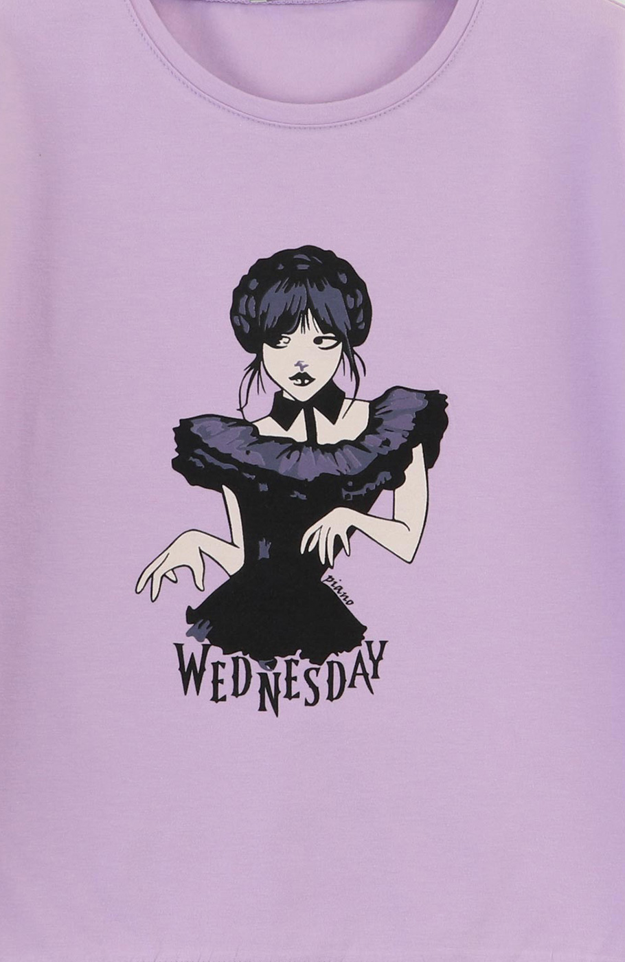 تیشرت یکرو لایکرا آستین پاکتی