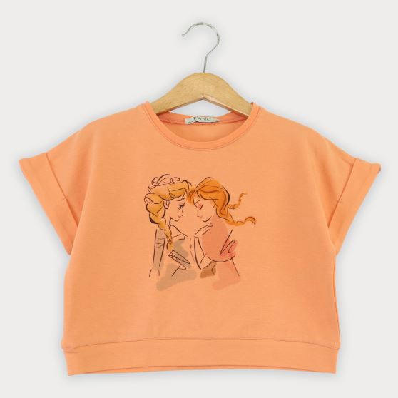 تیشرت یکرو لایکرا آستین پاکتی