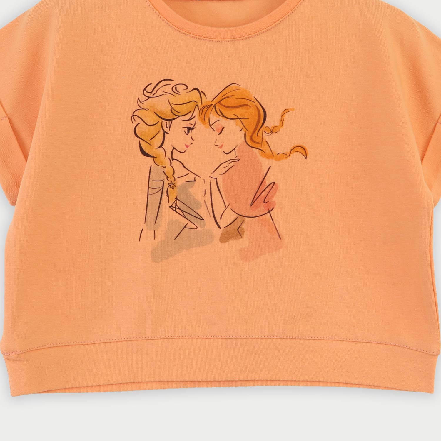 تیشرت یکرو لایکرا آستین پاکتی