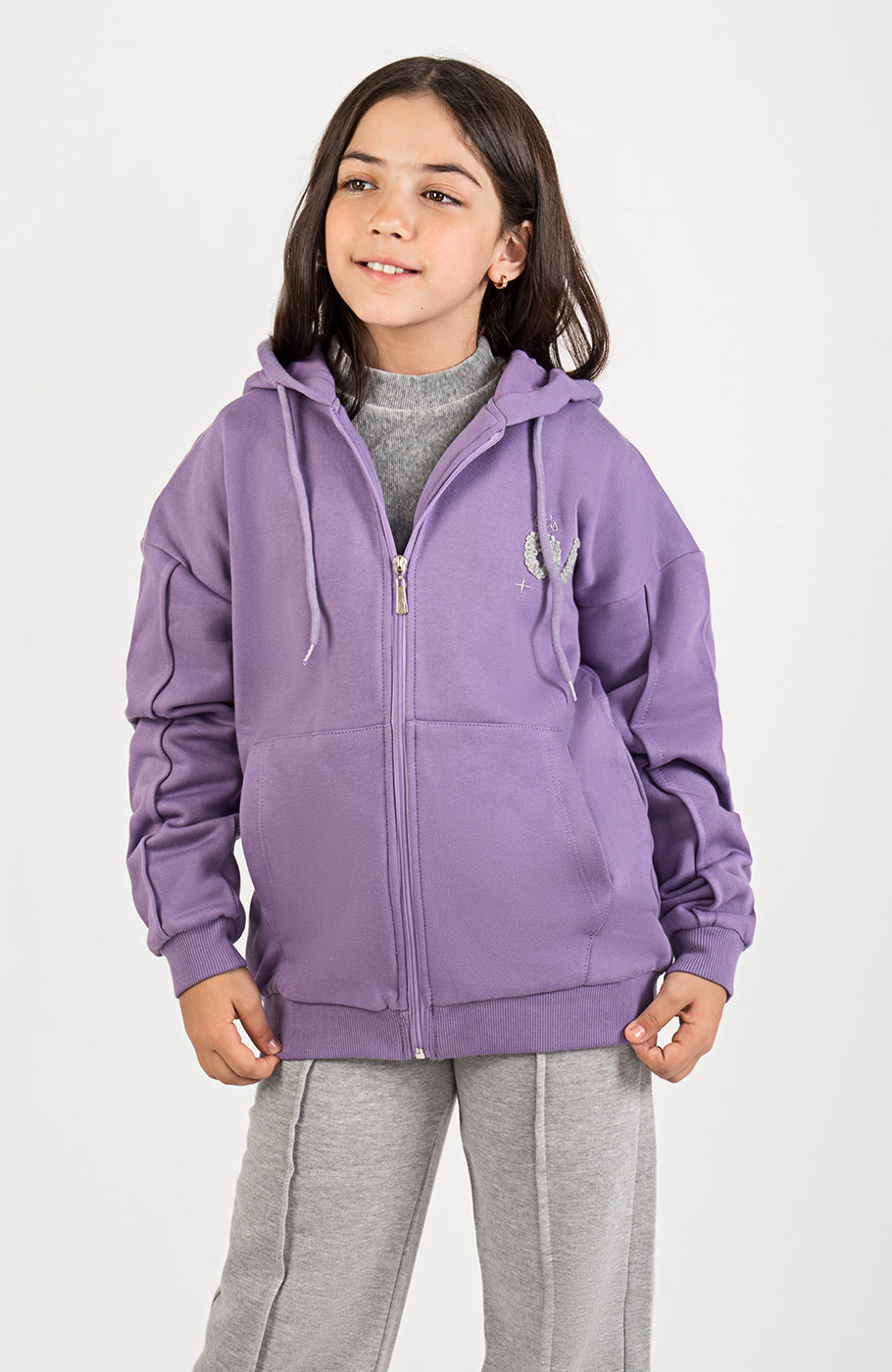 سوییت شرت دورس سه نخ خار خورده (ست با کد10464)