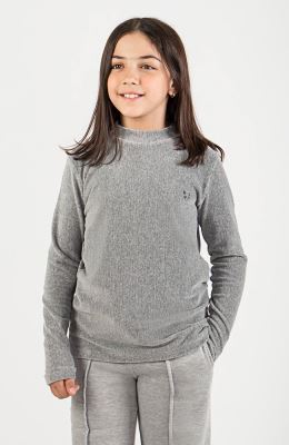 بلوز مخمل کبریتی یقه سه سانت