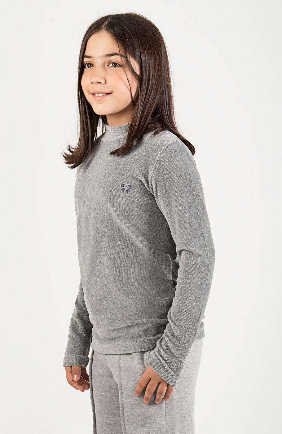 بلوز مخمل کبریتی یقه سه سانت