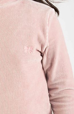 بلوز مخمل کبریتی یقه سه سانت