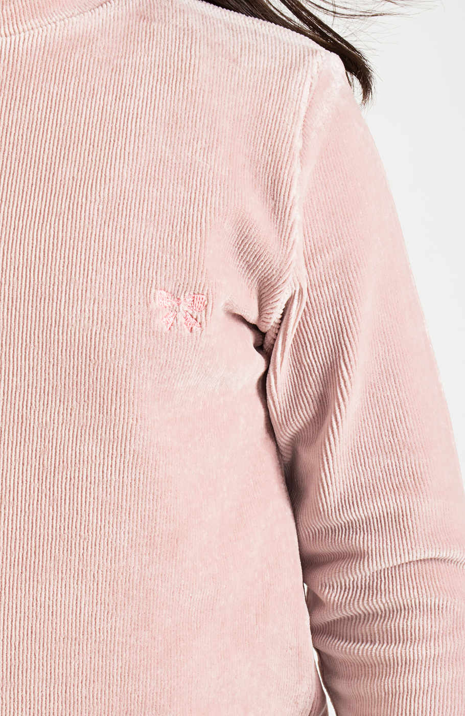 بلوز مخمل کبریتی یقه سه سانت