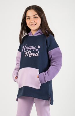 هودی دورس سه نخ خار خورده برش رنگی دار