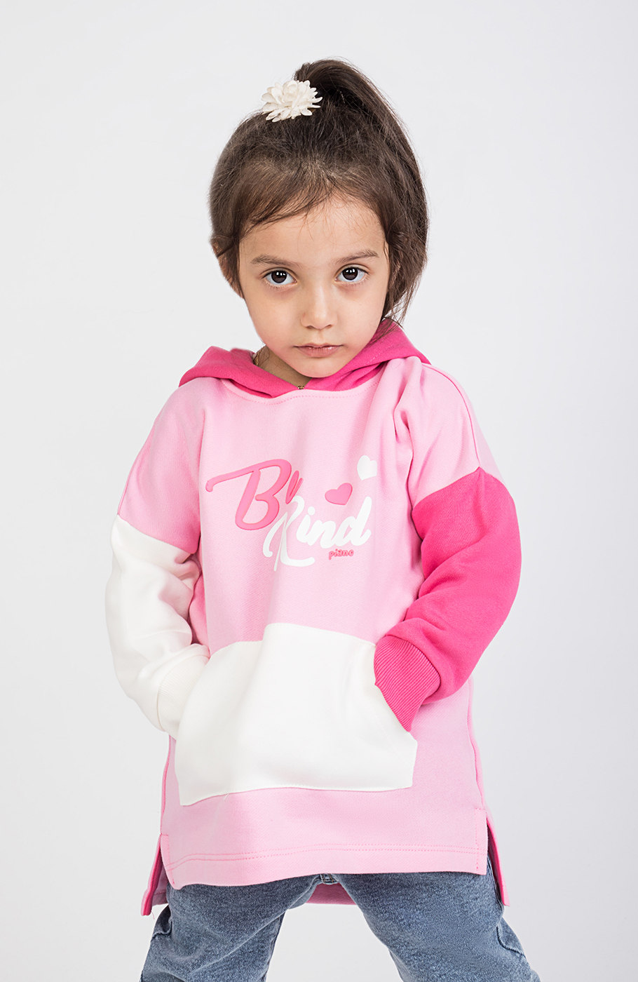 هودی دورس سه نخ خار خورده برش رنگی دار