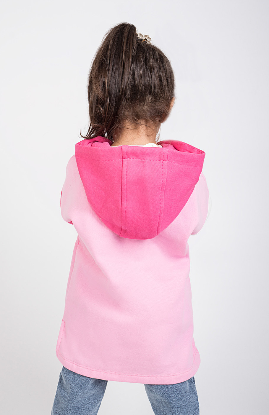 هودی دورس سه نخ خار خورده برش رنگی دار