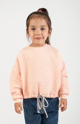 بلوز ژاکارد حبابی دمپا گت دار