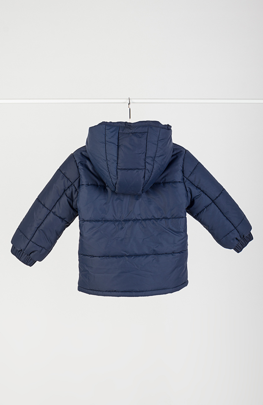 کاپشن پافر شمعی راه راه