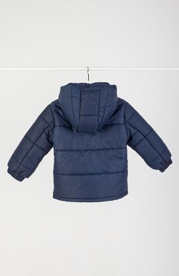 کاپشن پافر شمعی راه راه