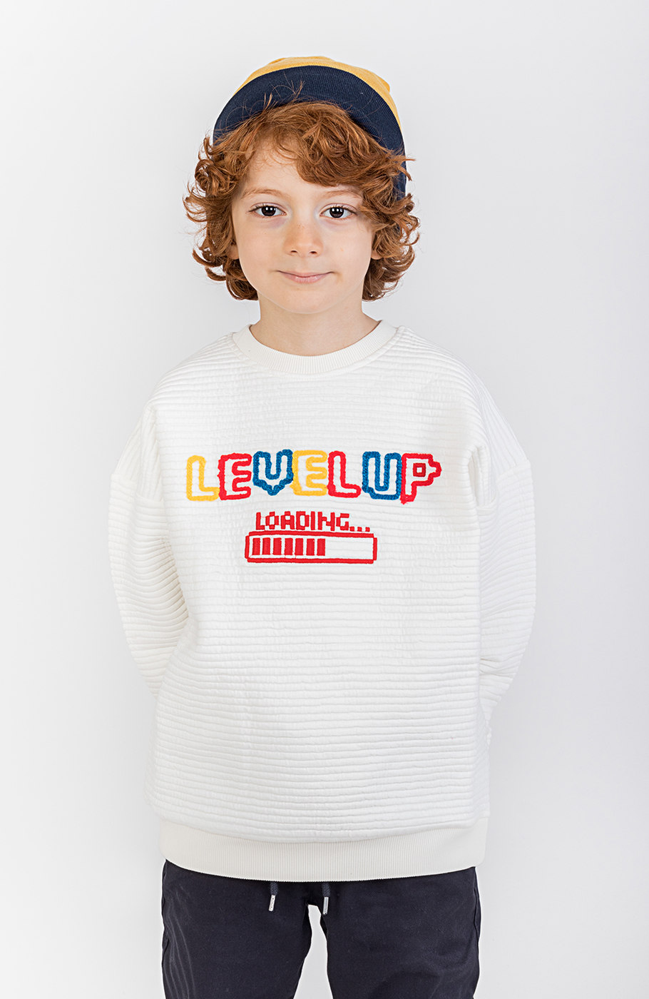 بلوز ژاکارد راه راه