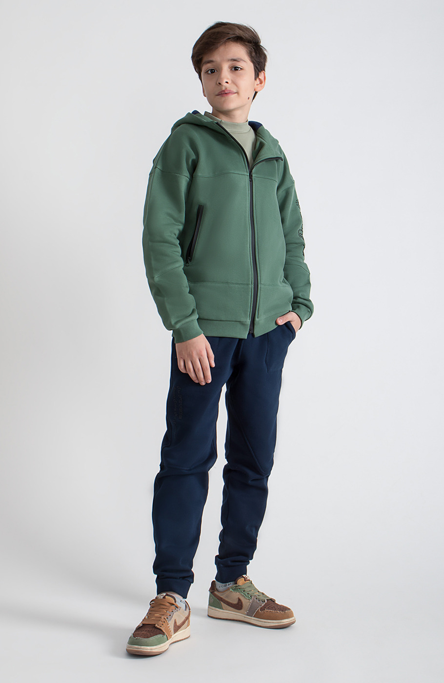 سوییت شرت دورس سه نخ خار خورده ( ست با کد 11245)