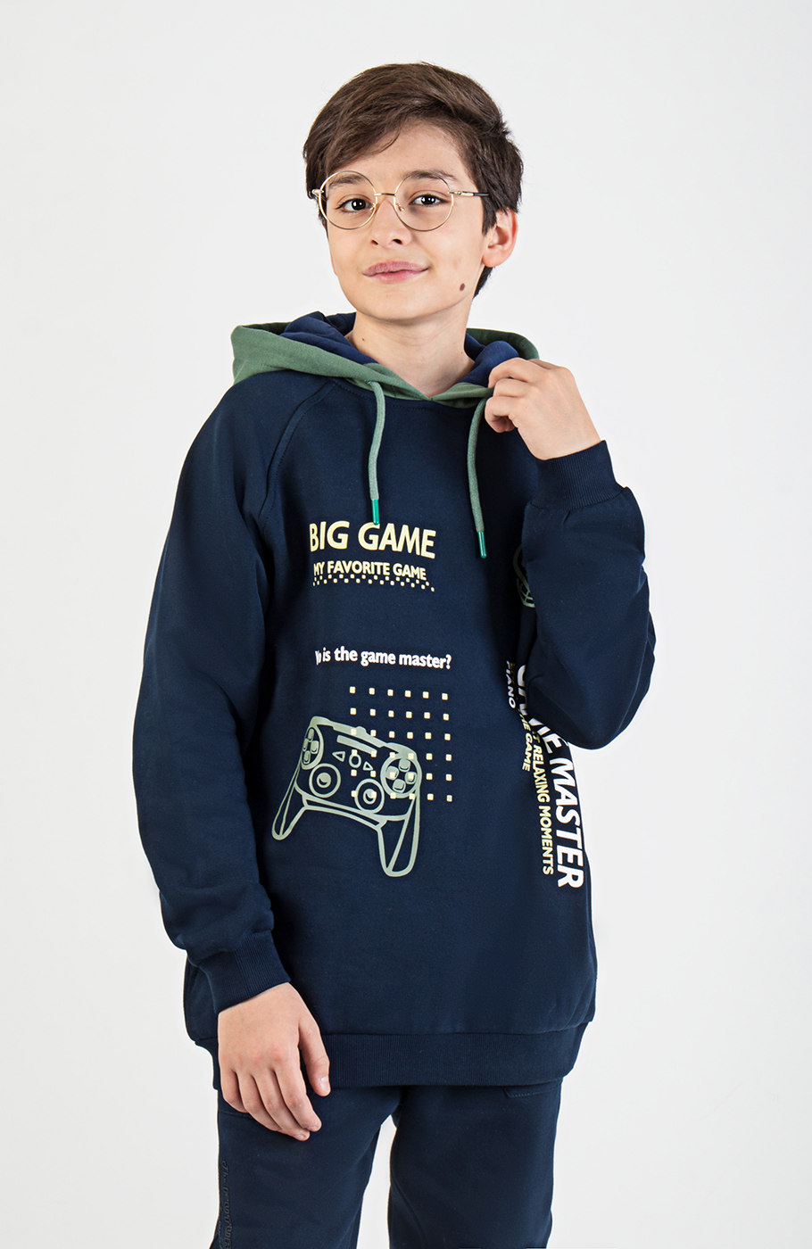 هودی دورس سه نخ خار خورده آستین رگلان