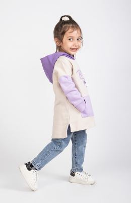 هودی دورس سه نخ خار خورده برش رنگی دار