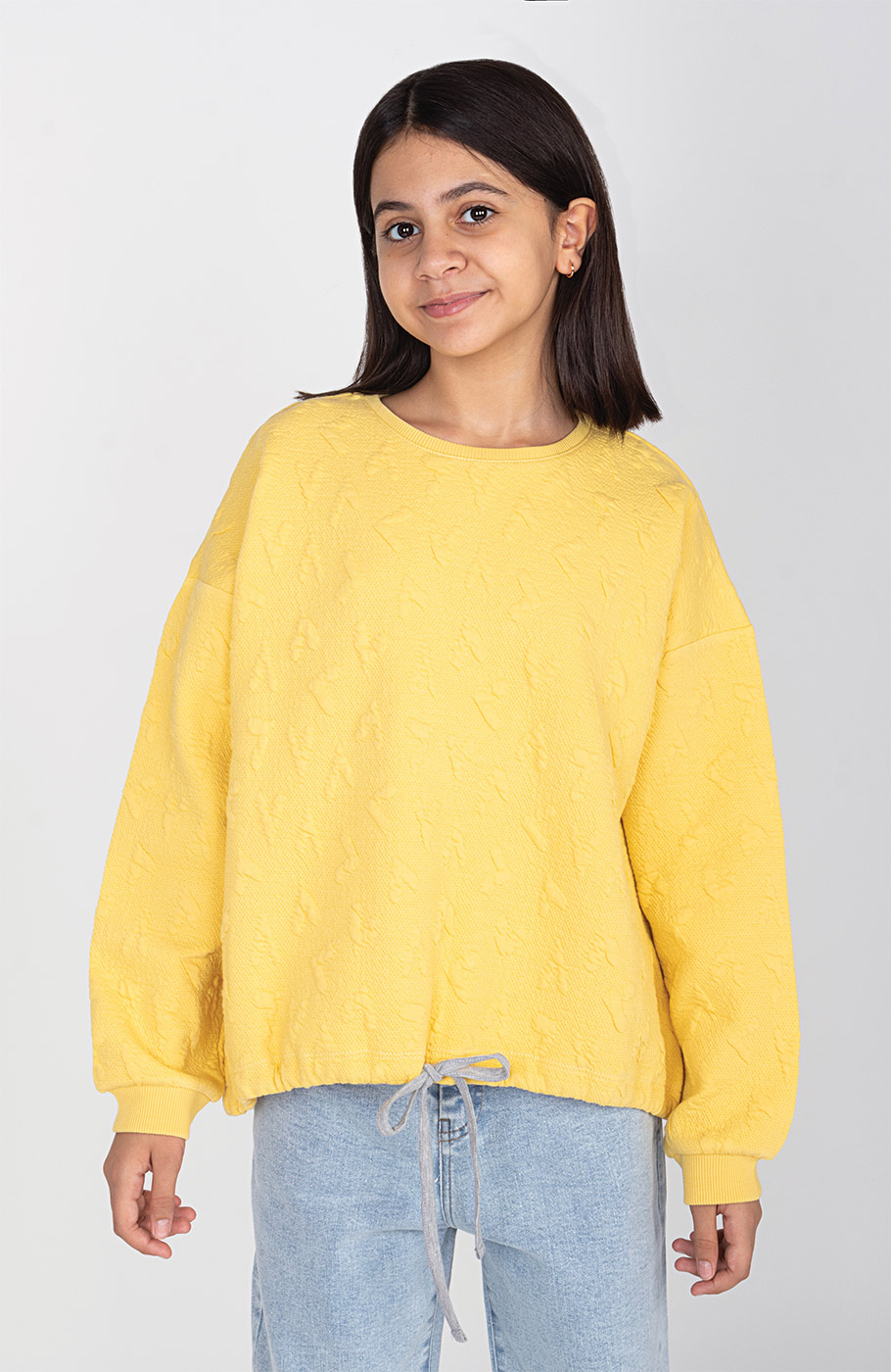 بلوز ژاکارد قلبی دمپا گت دار