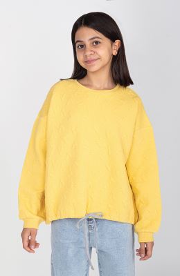 بلوز ژاکارد قلبی دمپا گت دار