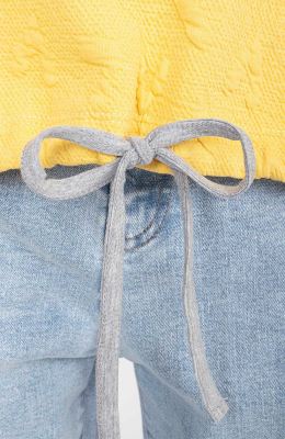 بلوز ژاکارد قلبی دمپا گت دار