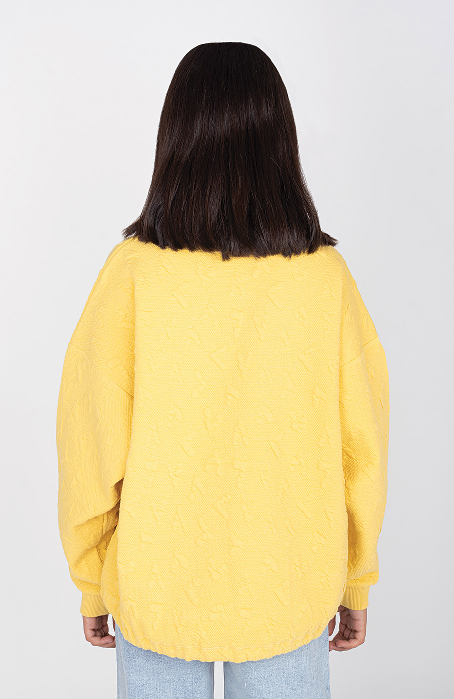 بلوز ژاکارد قلبی دمپا گت دار