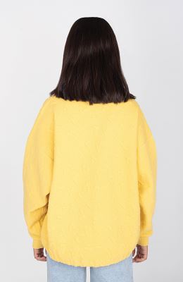 بلوز ژاکارد قلبی دمپا گت دار