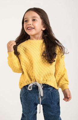 بلوز ژاکارد حبابی دمپا گت دار