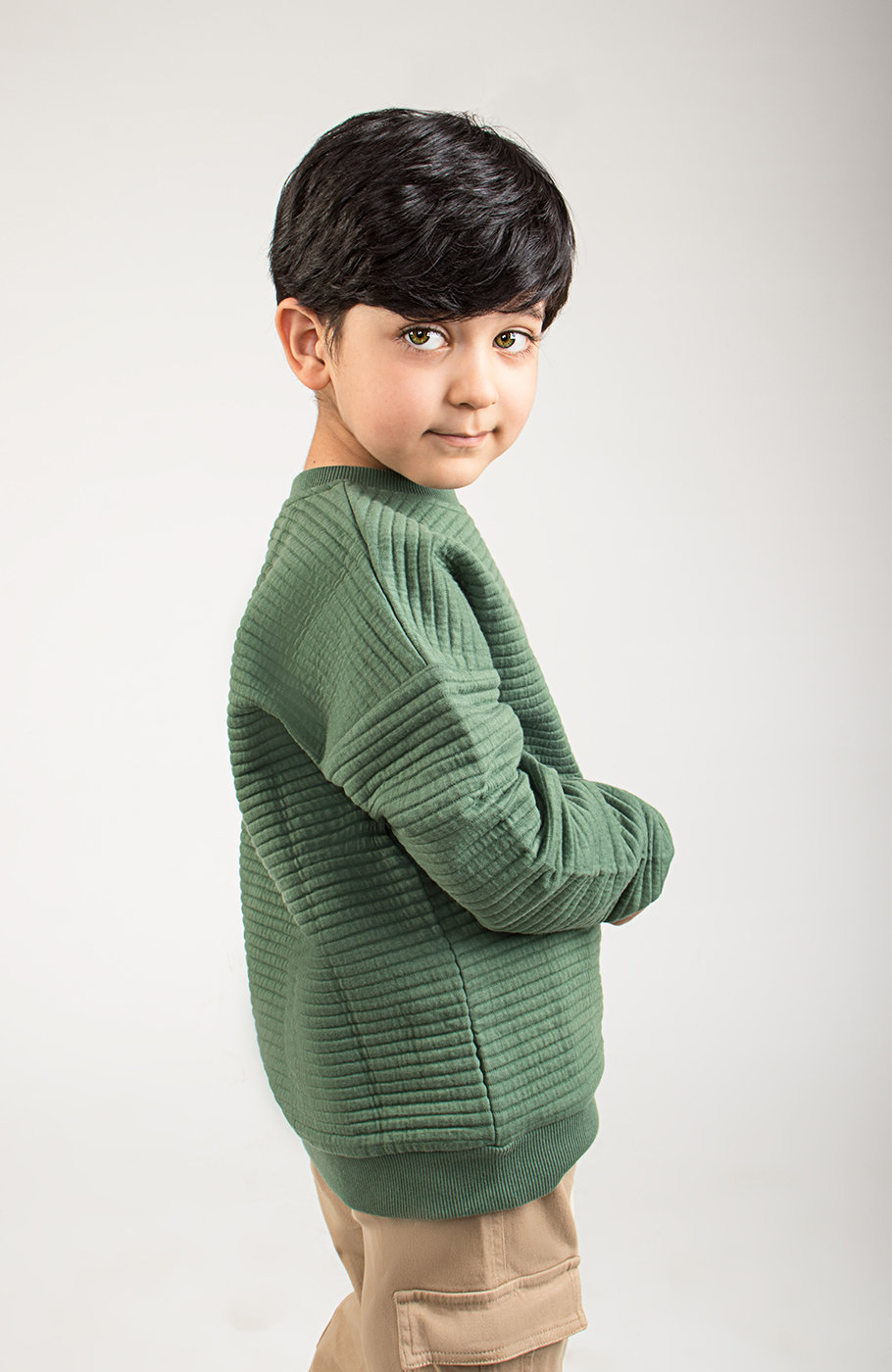 بلوز ژاکارد راه راه