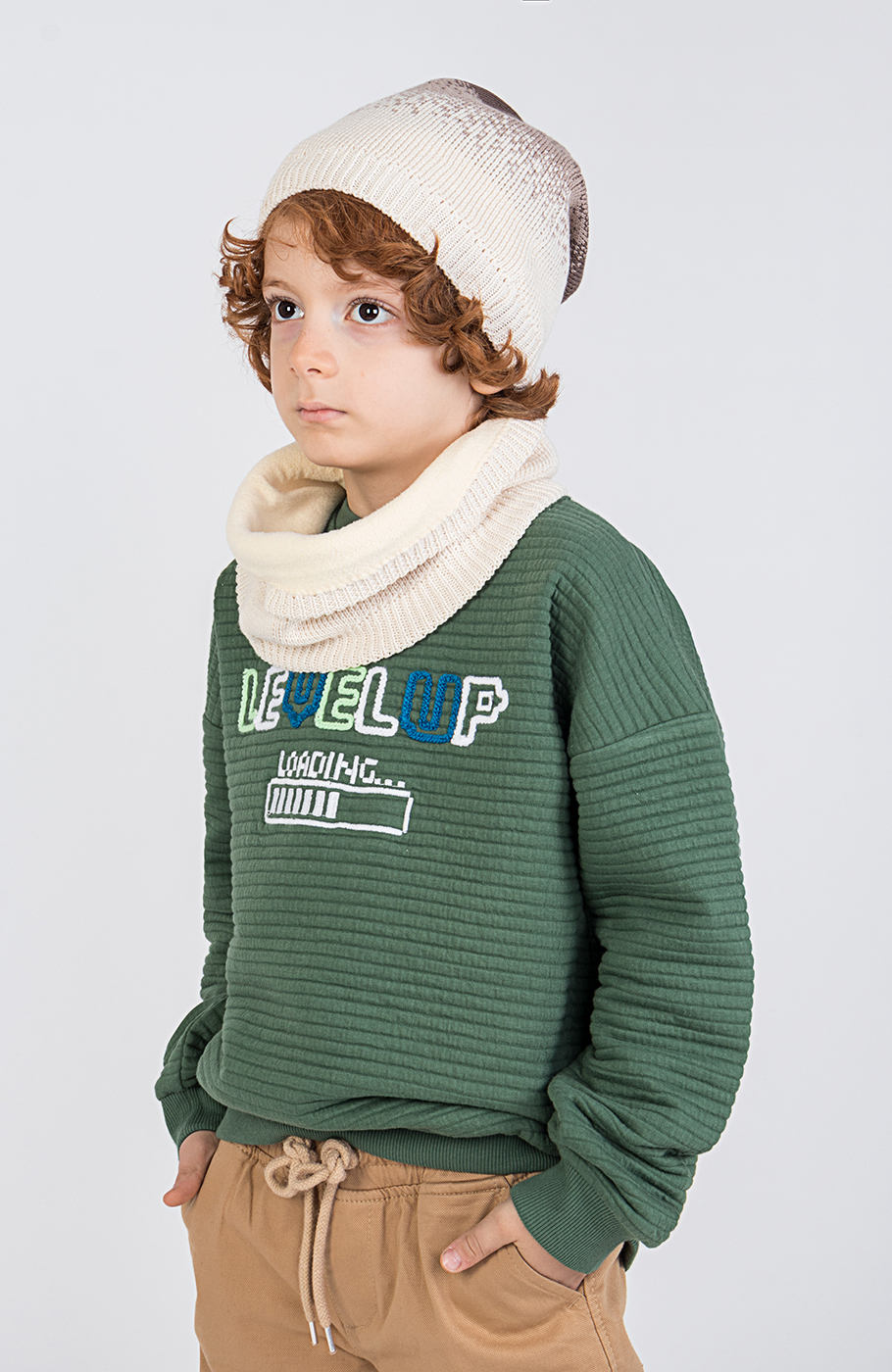 بلوز ژاکارد راه راه