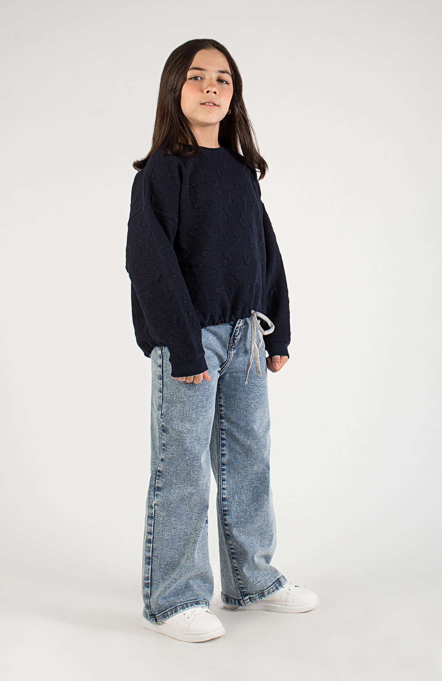 بلوز ژاکارد قلبی دمپا گت دار