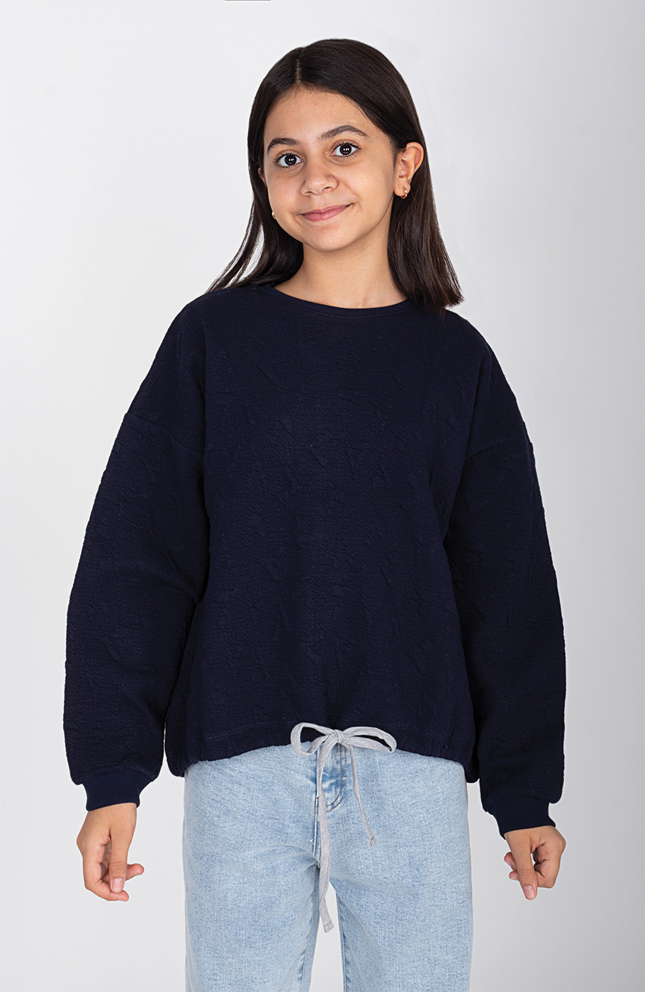 بلوز ژاکارد قلبی دمپا گت دار