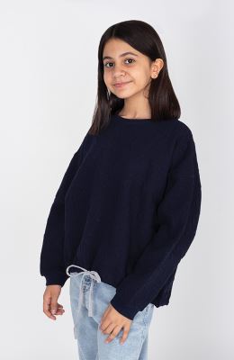 بلوز ژاکارد قلبی دمپا گت دار