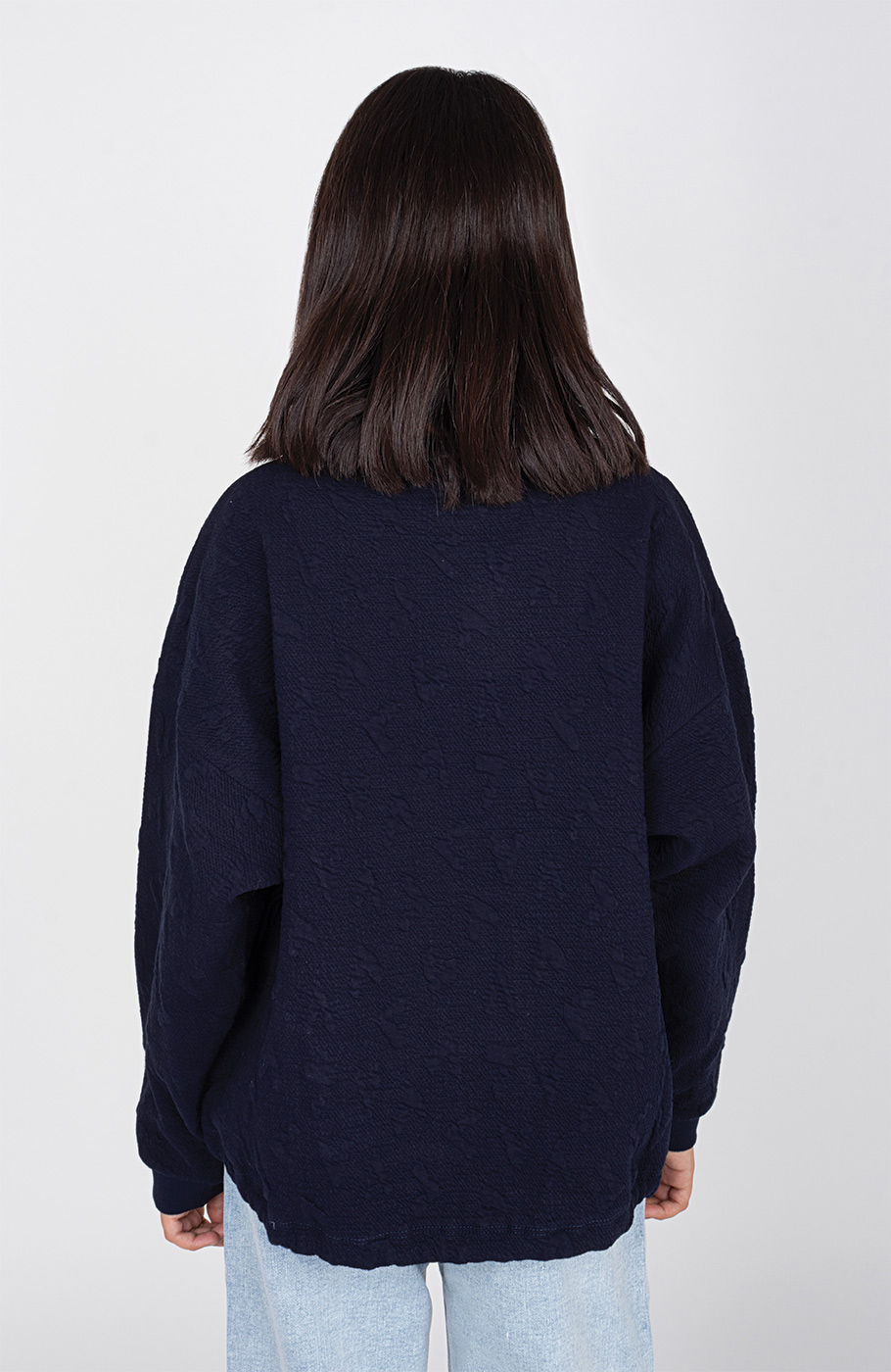 بلوز ژاکارد قلبی دمپا گت دار