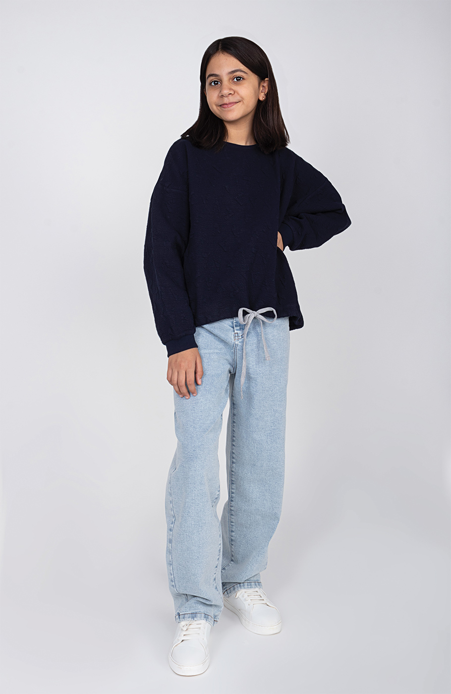 بلوز ژاکارد قلبی دمپا گت دار