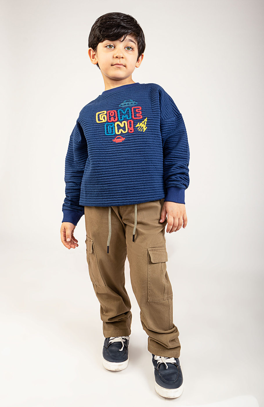 بلوز ژاکارد راه راه